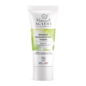 Masque désincrustant visage bio au charbon
