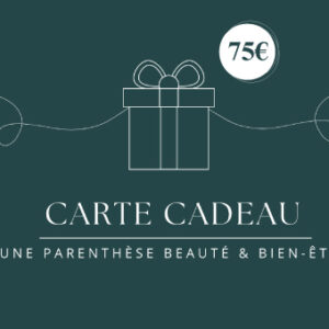 Carte cadeau 75€